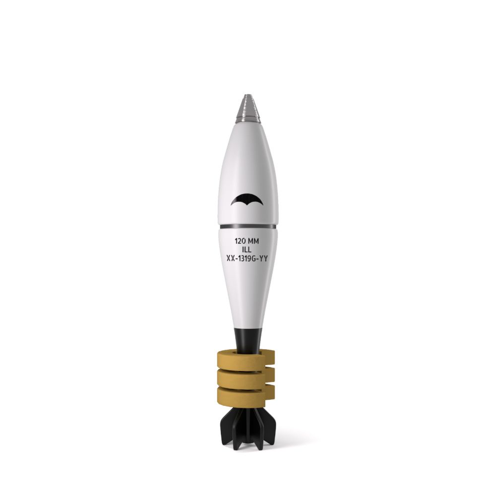 Mortar ammunition 120 mm for self-propelled mortar system